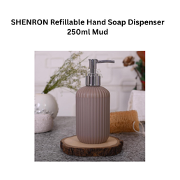 SHENRON Refillable Hand Soap Dispenser 250ml Mud