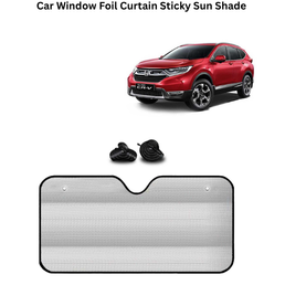 KINGSWAY® Car Window Foil Curtain Sticky Sun Shade Compatible with Honda Civic