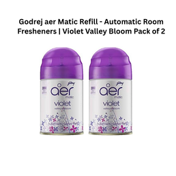 Godrej aer Matic Refill - Violet Valley Bloom Pack of 2