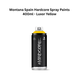 Montana Spain Hardcore Spray Paints 400ml - Luxor Yellow