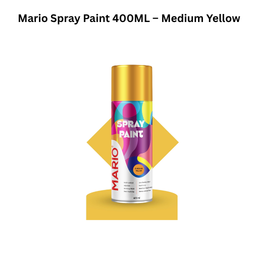 Mario Spray Paint 400ML - Medium Yellow