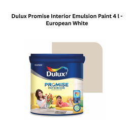 Dulux Promise Interior Emulsion Paint 4 l - European White