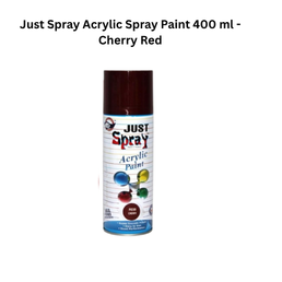 Just Spray Acrylic Spray Paint 400ml - Cherry Red