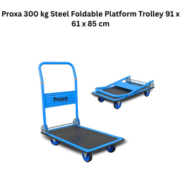 Proxa 300 kg Steel Foldable Platform Trolley 91 x 61 x 85 cm