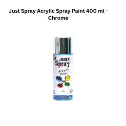 Just Spray Acrylic Spray Paint 400ml - Chrome