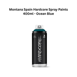 Montana Spain Hardcore Spray Paints 400ml - Ocean Blue