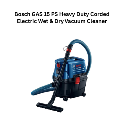 Bosch GAS 15 PS Heavy Duty Corded Electric Wet & Dry Vacuum Cleaner