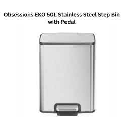 Obsessions EKO 50L Stainless Steel Step Bin with Pedal