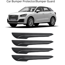 AOSIS-Car Bumper Protector/Bumper Guard for WAGANOR with Single Chrome Stripe (4-Pcs)