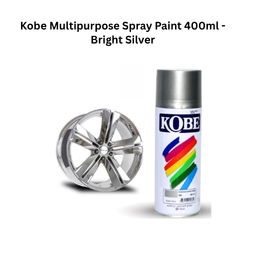 Kobe Multipurpose Spray Paint 400ml - Bright Silver