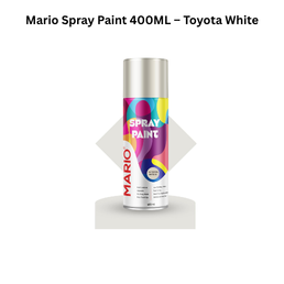 Mario Spray Paint 400ML - Toyota White