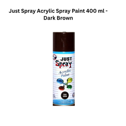 Just Spray Acrylic Spray Paint 400ml - Dark Brown