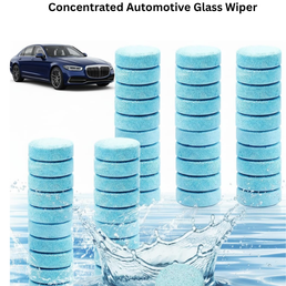 EKCOOL Concentrated Automotive Glass Wiper Cleaning Tablets, Car Windshield Washer Solid Tablets, Glass Cleaner Tablets (Pack of 30)