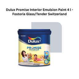 Dulux Promise Interior Emulsion Paint 4 l - Fostoria Glass/Tender Switzerland