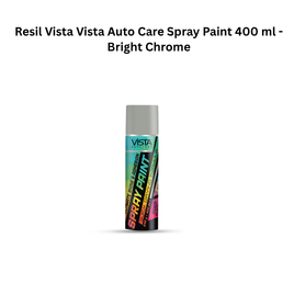 Resil Vista Auto Care Spray Paint 400ml - Bright Chrome