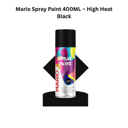 Mario Spray Paint 400ML - High Heat Black