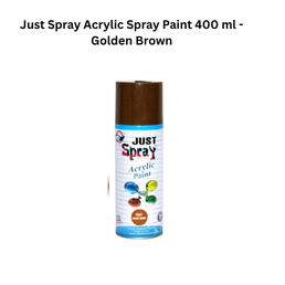 Just Spray Acrylic Spray Paint 400ml - Golden Brown