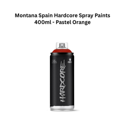 Montana Spain Hardcore Spray Paints 400ml - Pastel Orange