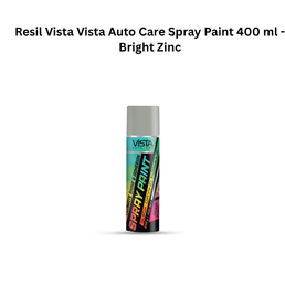 Resil Vista Auto Care Spray Paint 400ml - Bright Zinc