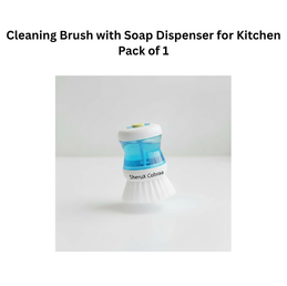 Cleaning Brush with Soap Dispenser for Kitchen Pack of 1