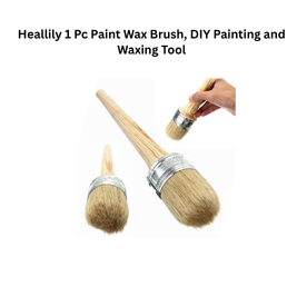 Heallily 1 Pc Paint Wax Brush, DIY Painting and Waxing Tool