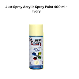 Just Spray Acrylic Spray Paint 400ml - Ivory