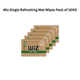 Wiz Single Refreshing Wet Wipes Pack of 1000