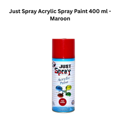Just Spray Acrylic Spray Paint 400ml - Maroon