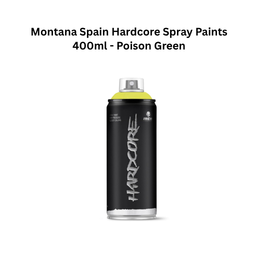 Montana Spain Hardcore Spray Paints 400ml - Poison Green