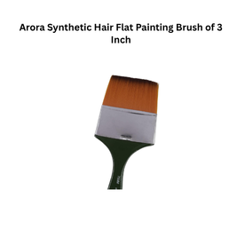 Arora Synthetic Hair Flat Painting Brush of 3 Inch