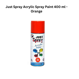 Just Spray Acrylic Spray Paint 400ml - Orange