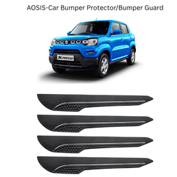 AOSIS-Car Bumper Protector/Bumper Guard for Tata Sumo Gold with Single Chrome Stripe (4-Pcs)