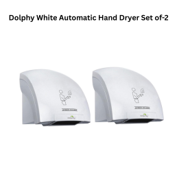 Dolphy White Automatic Hand Dryer Set of-2
