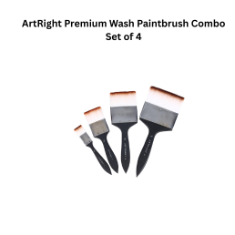 ArtRight Premium Wash Paintbrush Combo Set of 4