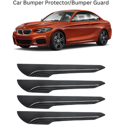 AOSIS-Car Bumper Protector/Bumper Guard for AUDI with Single Chrome Stripe (4-Pcs)