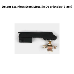 Delcot Stainless Steel Metallic Door knobs (Black)