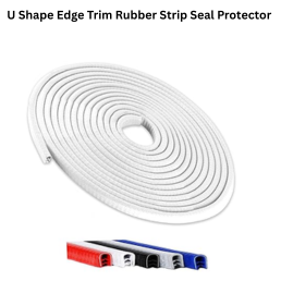 Urbanmonk U Shape Edge Trim Rubber Strip Seal Protector | Anti-Collision car Door Protector