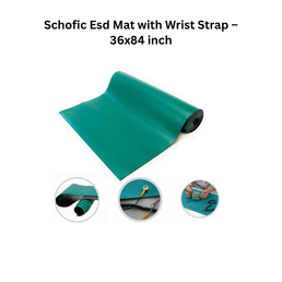 Schofic Esd Mat with Wrist Strap – 36x84 inch