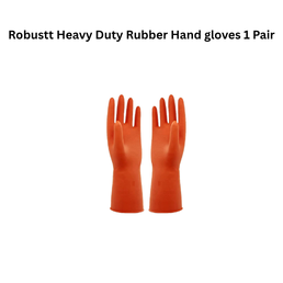 Robustt Heavy Duty Rubber Hand Gloves 1 Pair