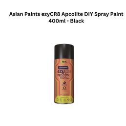 Asian Paints ezyCR8 Apcolite DIY Spray Paint 400ml - Black