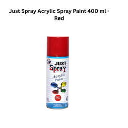 Just Spray Acrylic Spray Paint 400ml - Red