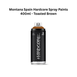 Montana Spain Hardcore Spray Paints 400ml - Toasted Brown