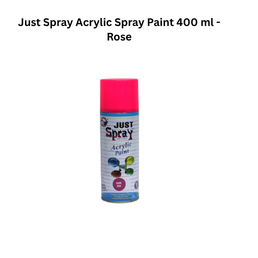 Just Spray Acrylic Spray Paint 400ml - Rose