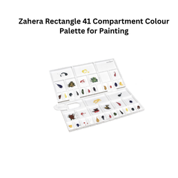 Zahera Rectangle 41 Compartment Colour Palette for Painting