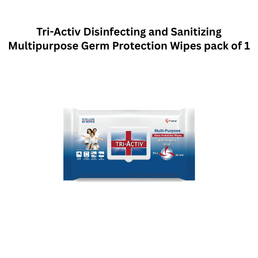 Tri-Activ Disinfecting and Sanitizing Multipurpose Germ Protection Wipes pack of 1