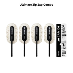 AR101 Zip Zap Car Duster | Ceramic Wax Infused | Scratch-Free Cleaning | Easy Grip Handle | Premium Car Cleaning Tool