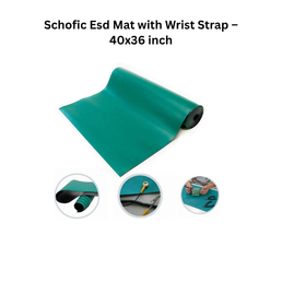 Schofic Esd Mat with Wrist Strap – 40x36 inch