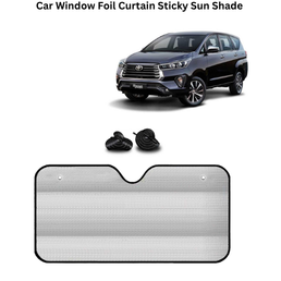 KINGSWAY® Car Window Foil Curtain Sticky Sun Shade Compatible with Jeep Compass