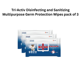 Tri-Activ Disinfecting and Sanitizing Multipurpose Germ Protection Wipes pack of 3
