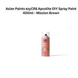 Asian Paints ezyCR8 Apcolite DIY Spray Paint 400ml - Mission Brown